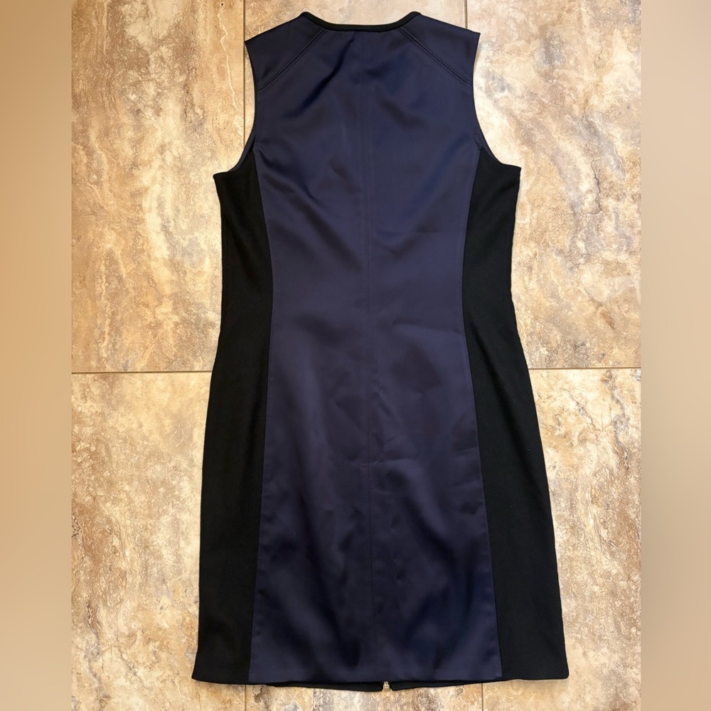 NWOT Rag & Bone Prospect Zip Up Front Satin Wool Paneled Sheath Dress Women’s 4 - Picture 6 of 12